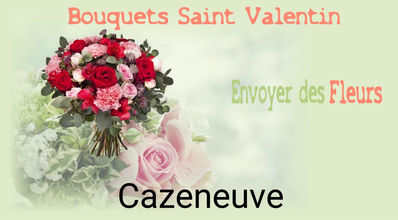 Roses de Saint-Valentin livrées à Cazeneuve